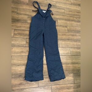 Vintage Eurosport  Skiwear Bib Women's Size Large Navy Blue